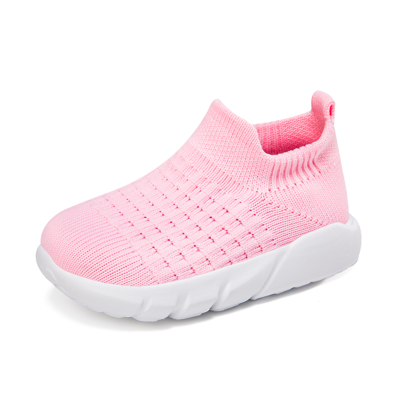 

Кроссовки Slip Resistant Cushioning Rebound Breathable Low Top Pre Walking Baby Shoes Infant And Toddler Casillon, розовый