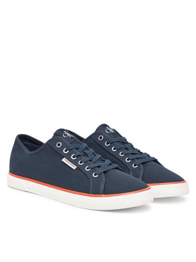 Тканевые кроссовки Ess Vulc Low Mg Cv YM0YM01301 Calvin Klein Jeans, синий — фото 2
