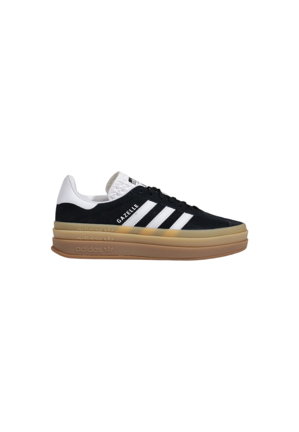 Кроссовки Adidas Gazelle женские на толстой подошве, черный
