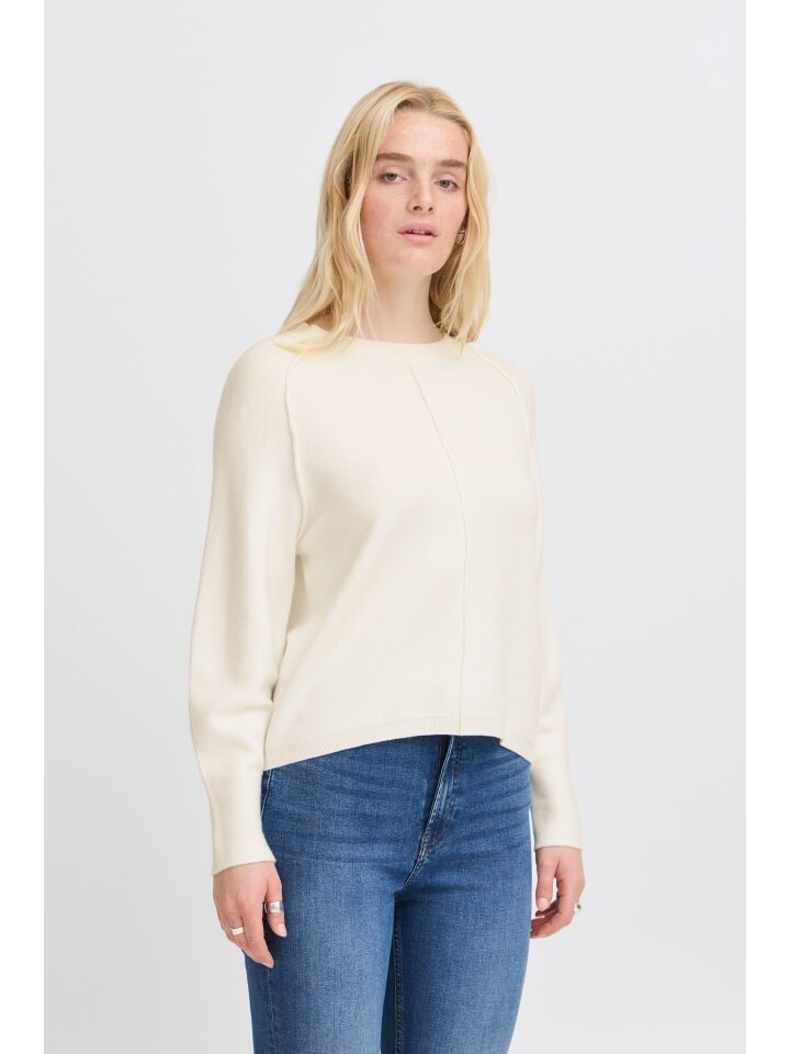

Пуловер ICHI Strickpullover, белый