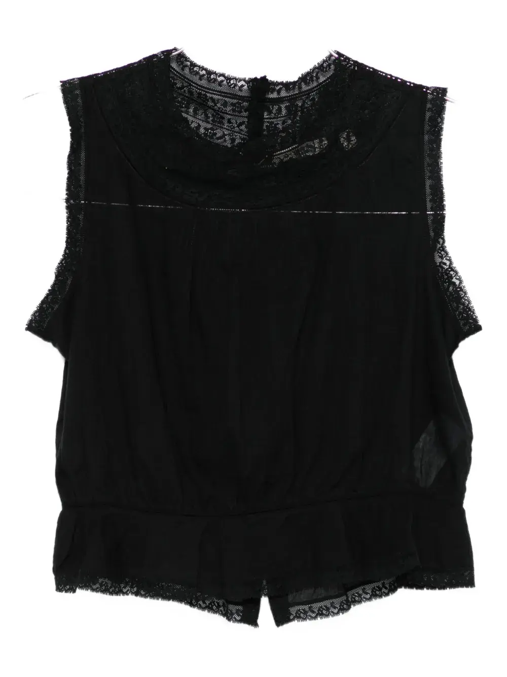 

Топ Lilibet без рукавов с кружевом DÔEN, черный