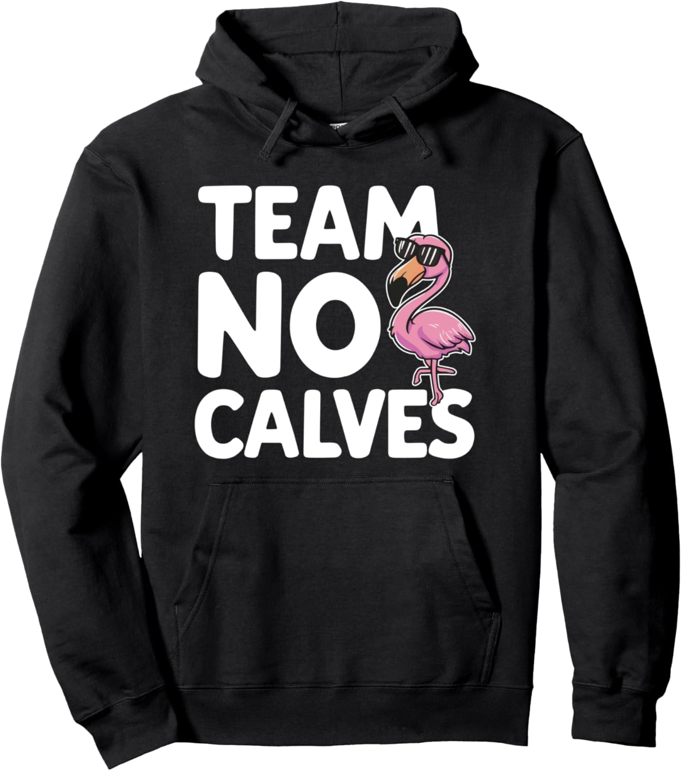 

Толстовка Team Calfless Weightlifting Flamingo Gym Fitness Lifting Fun Hoodie Funny Fitness Gym Apparel, черный