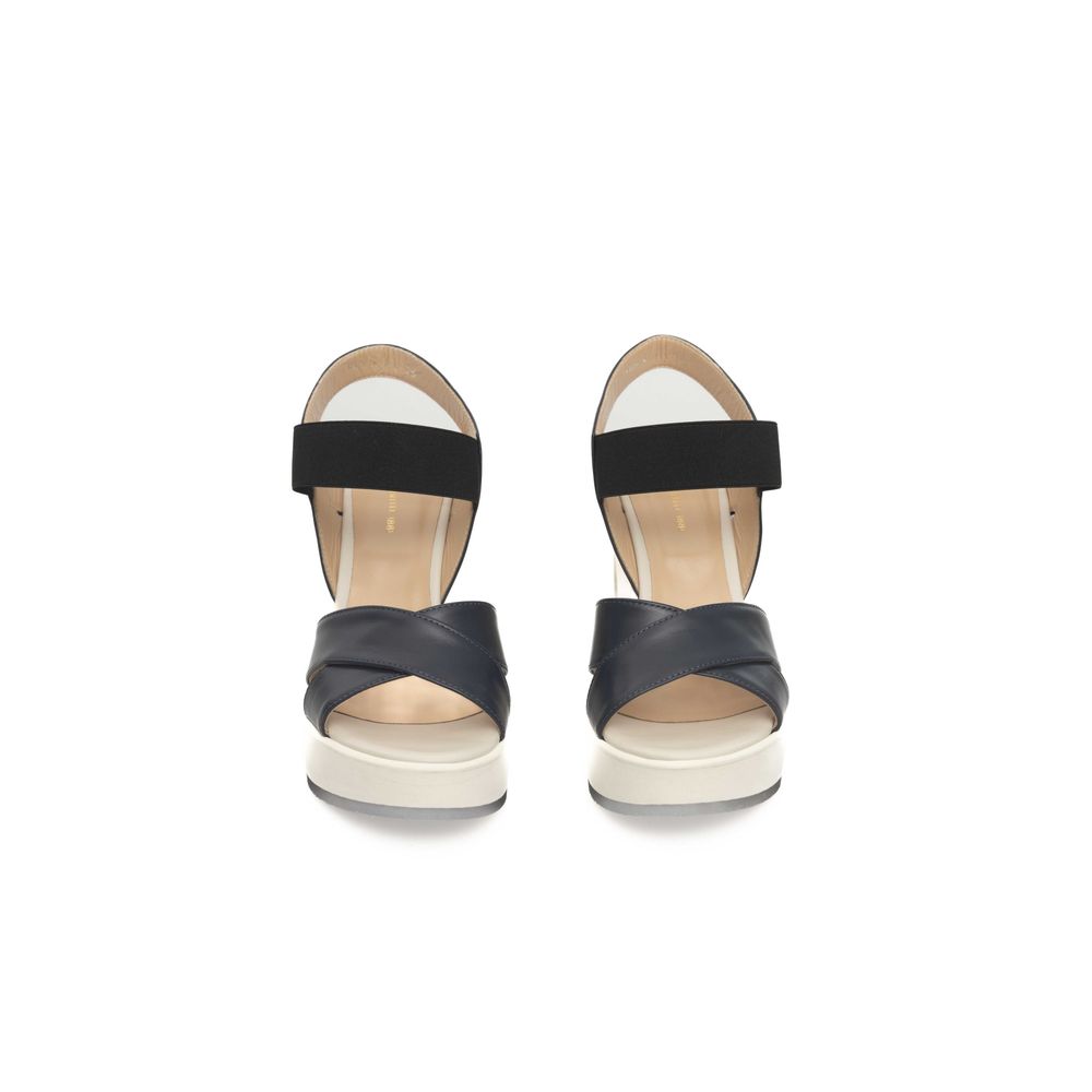 Cerruti 1881 Calfskin Women Women's Sandal, синий — фото 2