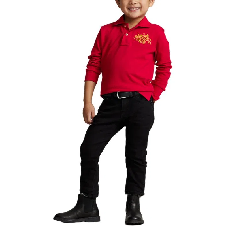 Футболка SS24 Red Kids' Polo Ralph Lauren — фото 4