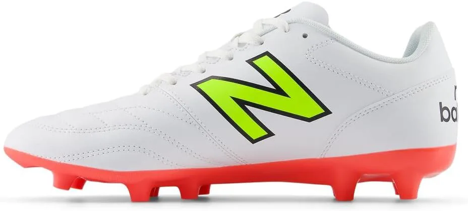 Футбольные бутсы New Balance Men's 442 Academy Fg V2, белый/красный — фото 4