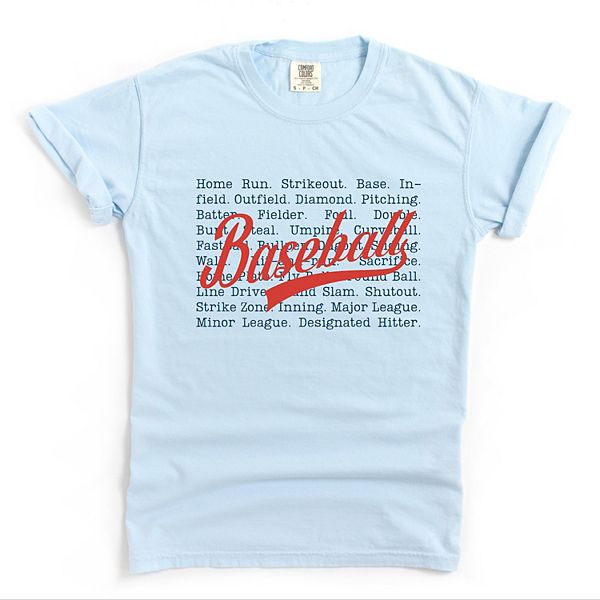 

Футболка с принтом Baseball words stacked, женская, окрашенная в готовом виде Simply Sage Market, Chambray, Зеленый, Футболка с принтом Baseball words stacked, женская, окрашенная в готовом виде Simply Sage Market, Chambray