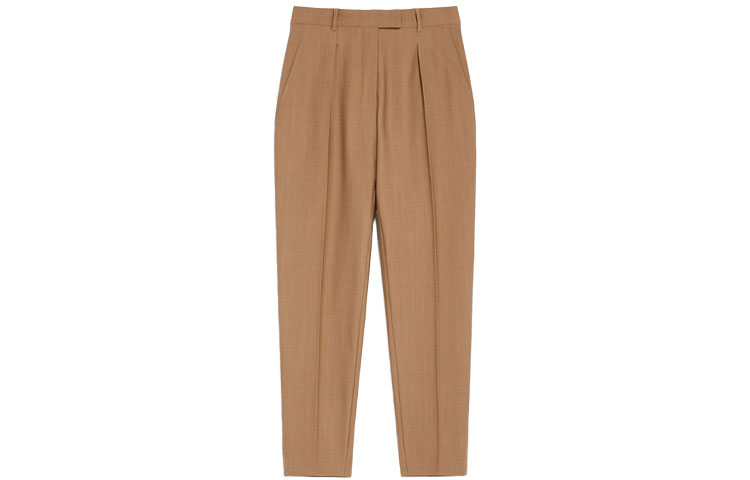 

Вязаные спортивные брюки женские MaxMara Studio, верблюжий