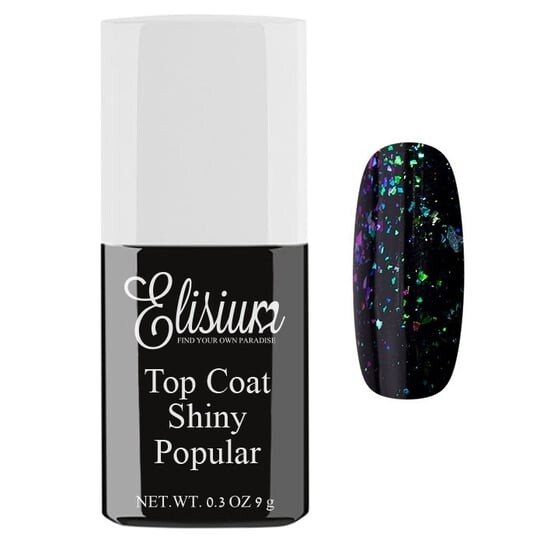 

Топ для популярных гибридных лаков, 9 г Elisium, Top Coat Shiny Elisium