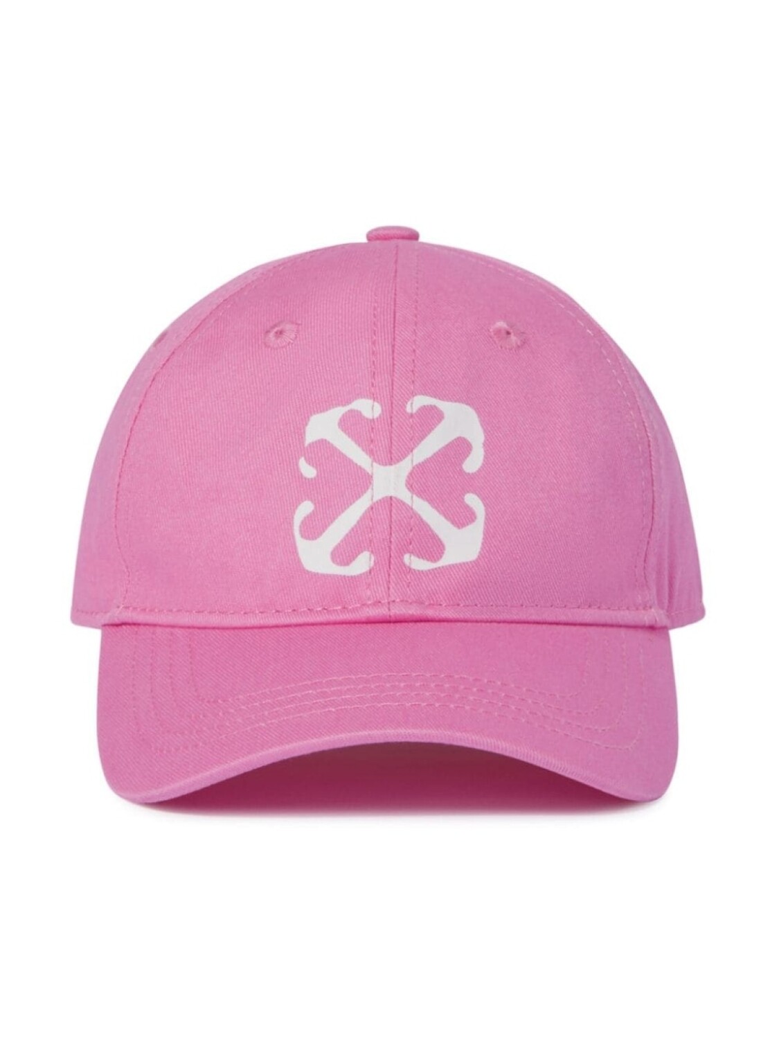 

Off-White Kids бейсболка с принтом, розовый