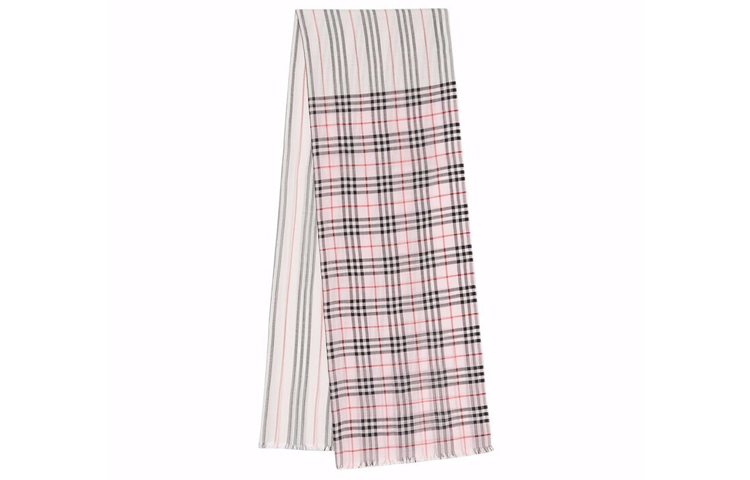 Burberry Винтажная коллекция Шелковый платок Женский Каменно-розовый оттенок, Stone Powder Color — фото 2