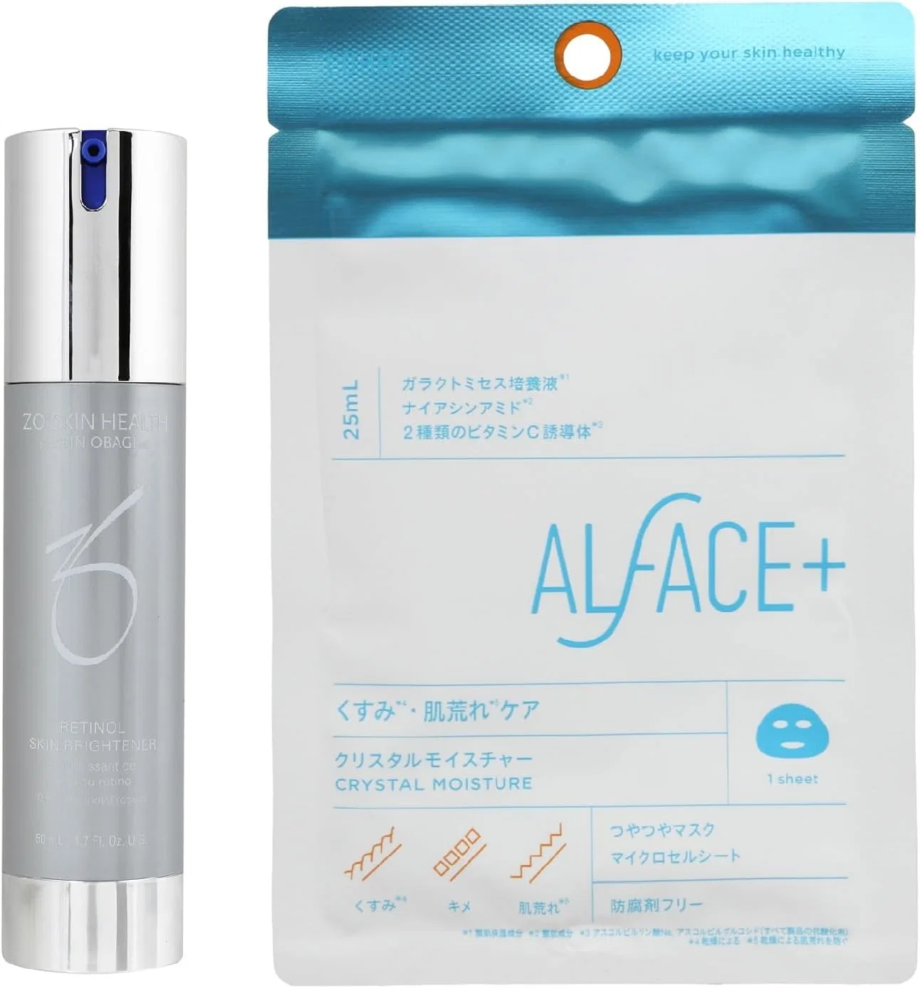 Набор — Для лица ZO Skin Blyserum 0.5 с ретинолом, 50 мл, в наборе с маской Orpheus