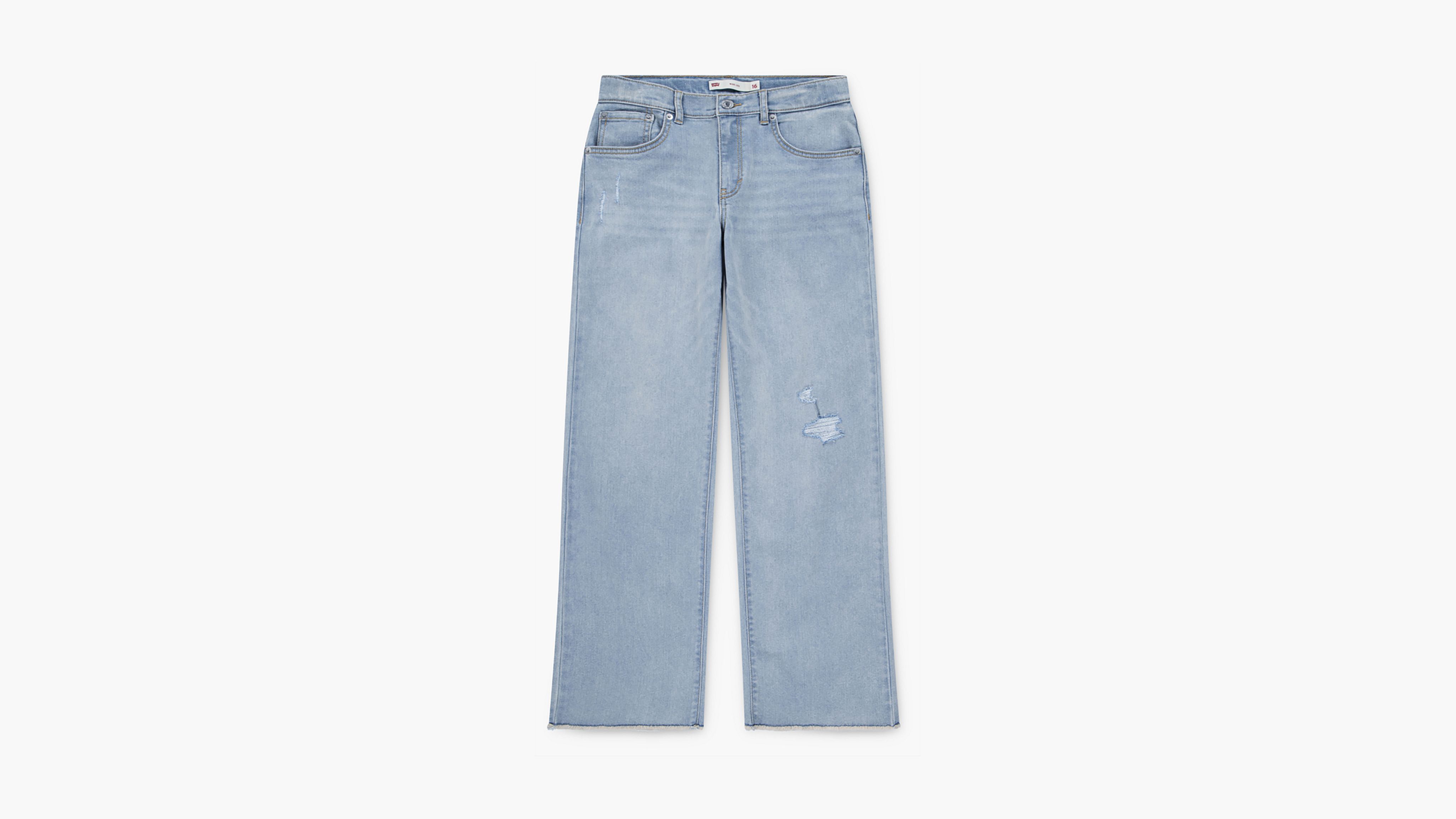 

Широкие джинсы для девочек 7-16 лет Levi's, цвет Bauhaus Blues - Medium Wash