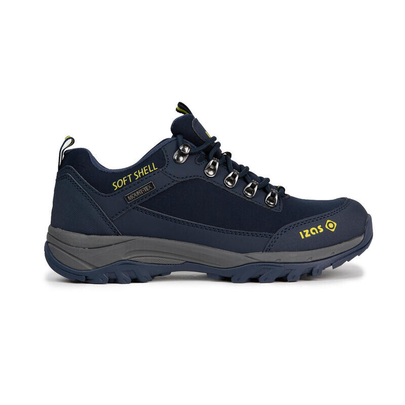 

Горные ботинки Izas, цвет navy blue/acid yellow