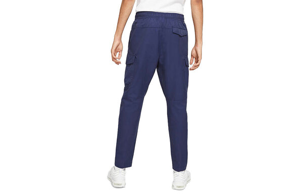 Брюки men's sportswear utility casual sports woven unlined long pants/trousers navy blue Nike, мультиколор — фото 2