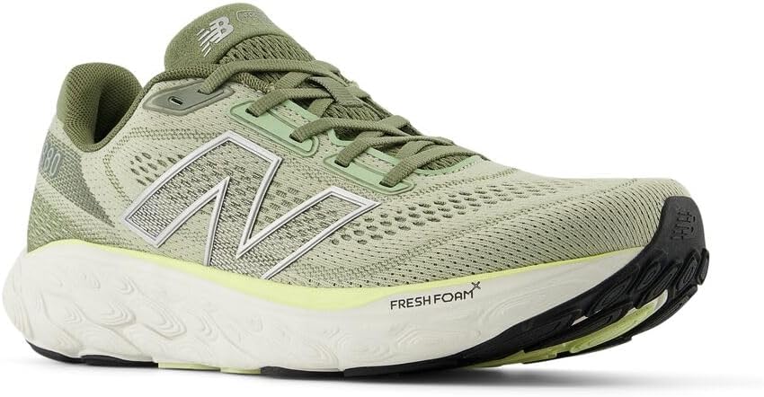 Мужские кроссовки для бега New Balance Fresh Foam X 880 V14, Olivine/Silver Metallic/Limelight — фото 4