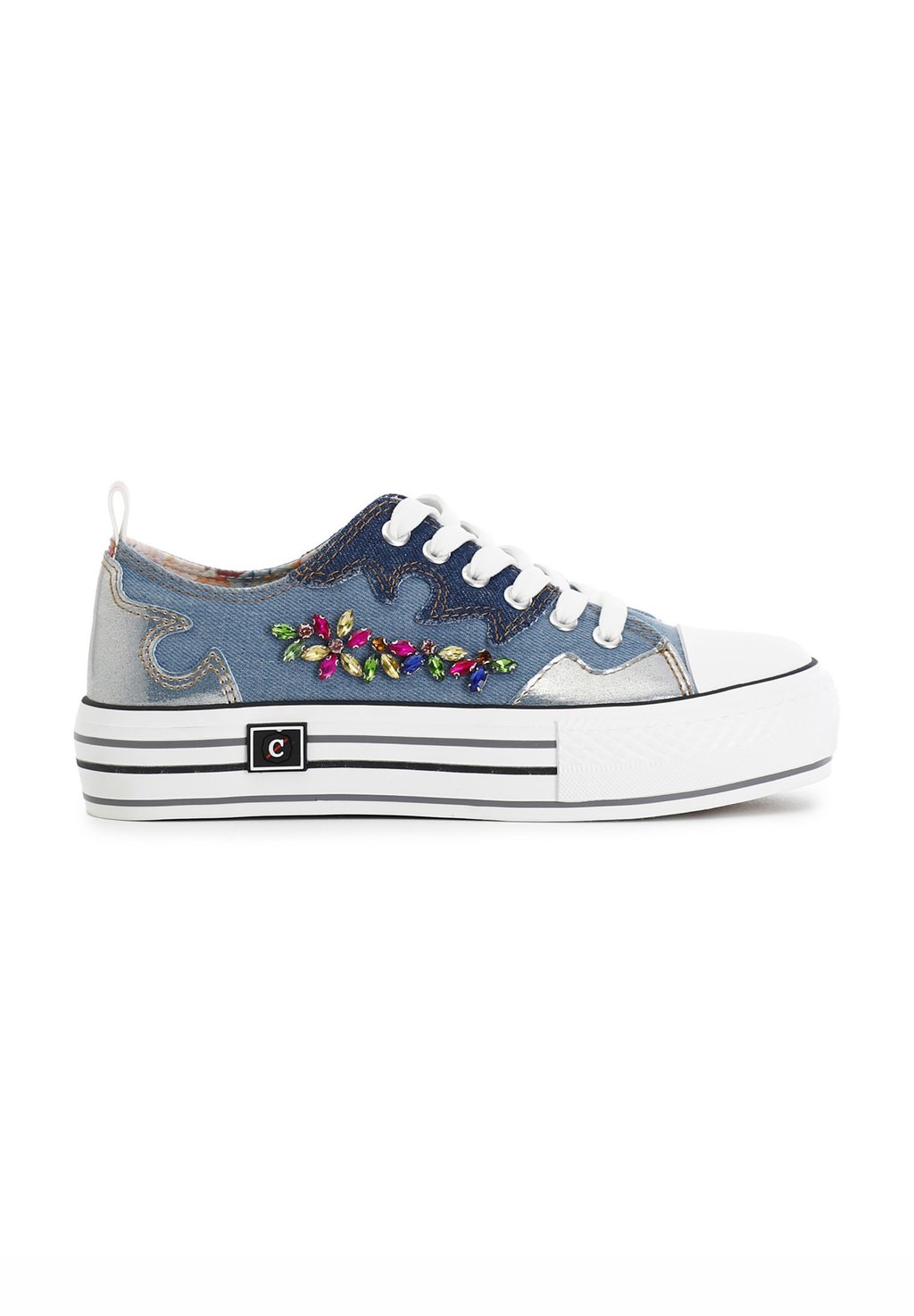 Низкие кеды SNEAKER CAFèNOIR, цвет Blue Denim