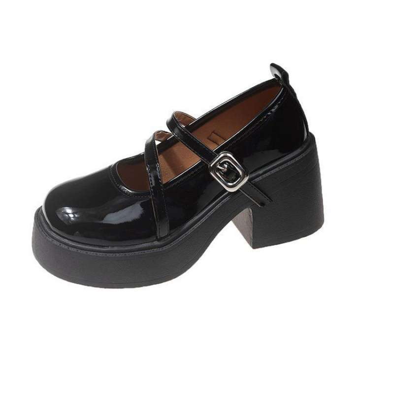 

Низкие кожаные туфли для подростков Neon, черный