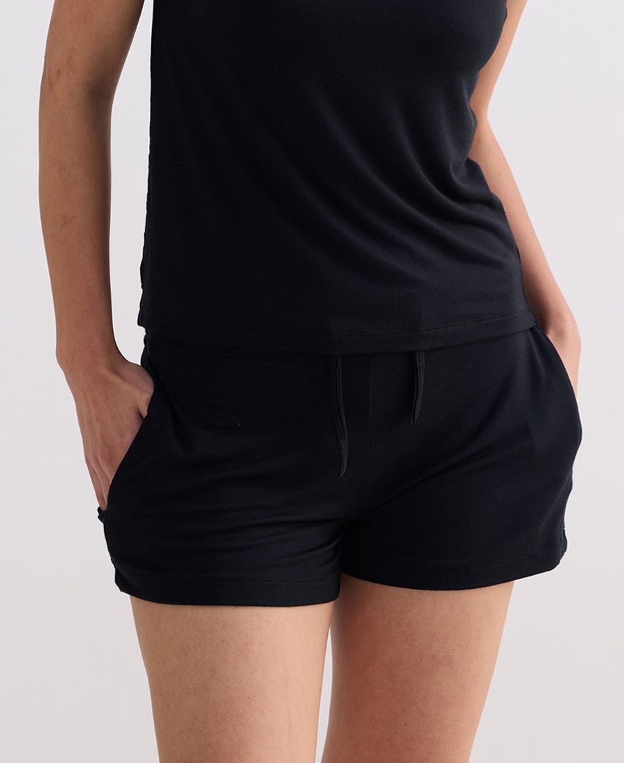 

Женские трикотажные шорты Essential черного цвета Reistor, Black