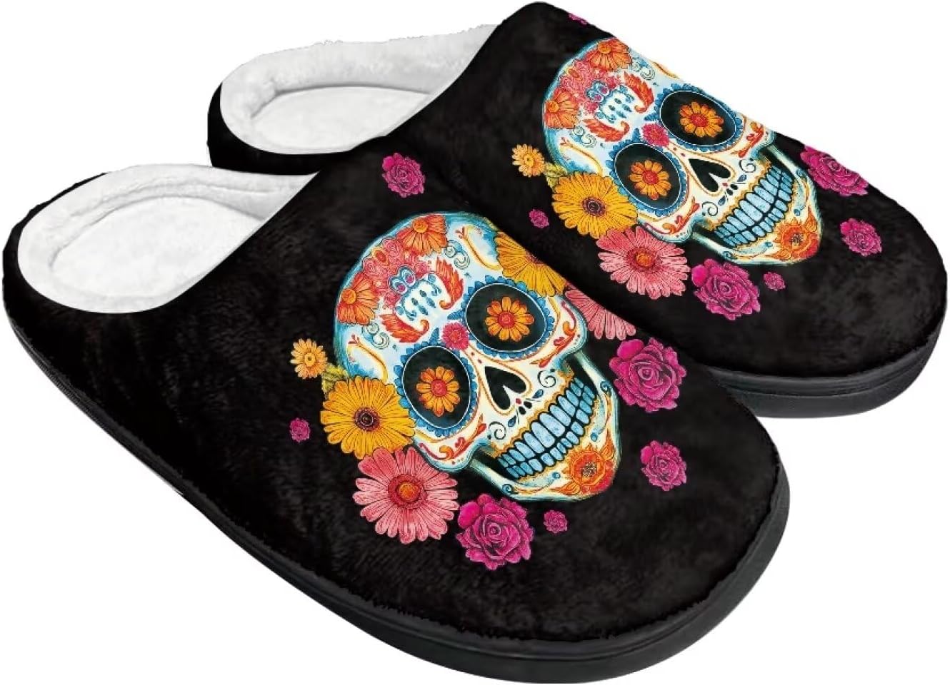 

Зимние теплые домашние тапочки для женщин и мужчин, мягкие домашние тапочки, пушистые удобные тапочки, тапочки на мягкой подошве, противоскользящие Baxinh, черный