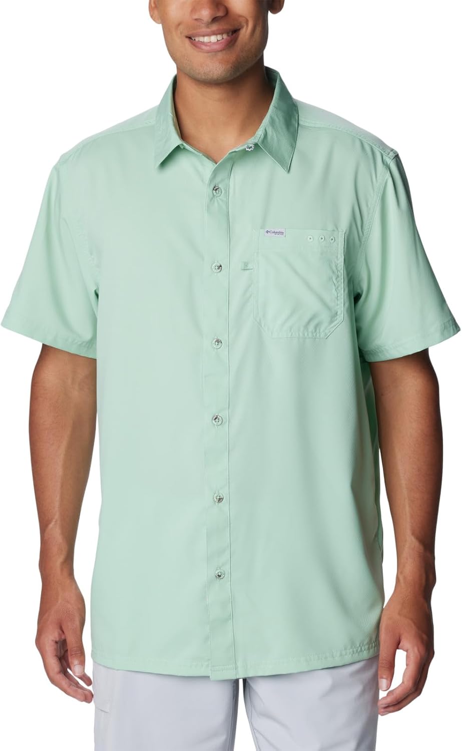 

Columbia мужская стандартная рубашка Slack Tide Camp, New Mint