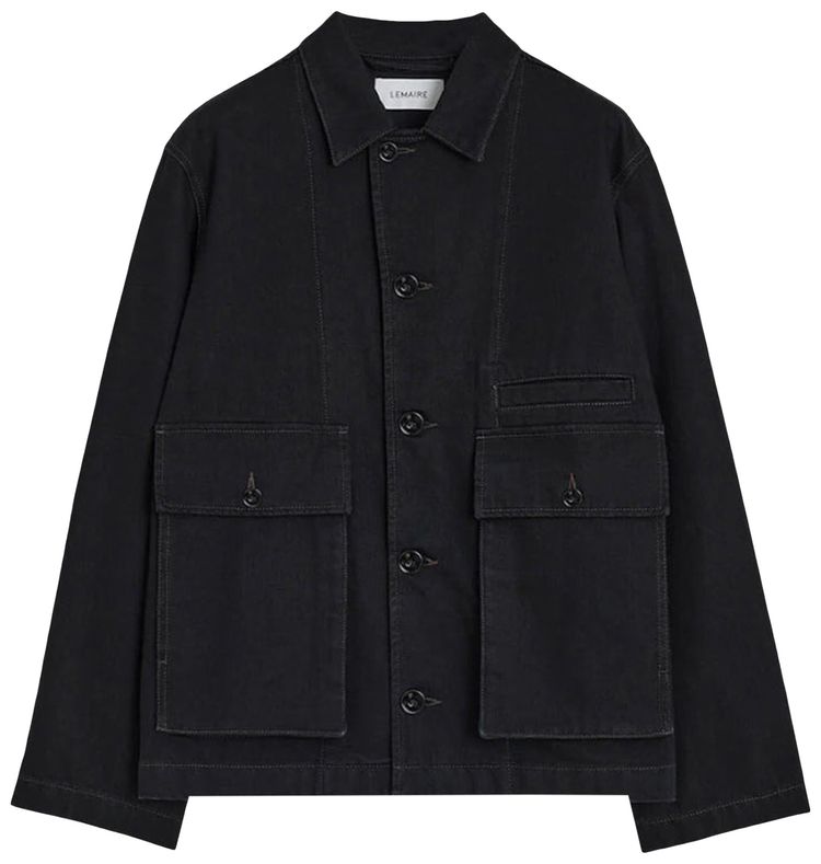 

Куртка Lemaire Boxy Jacket 'Black', черный