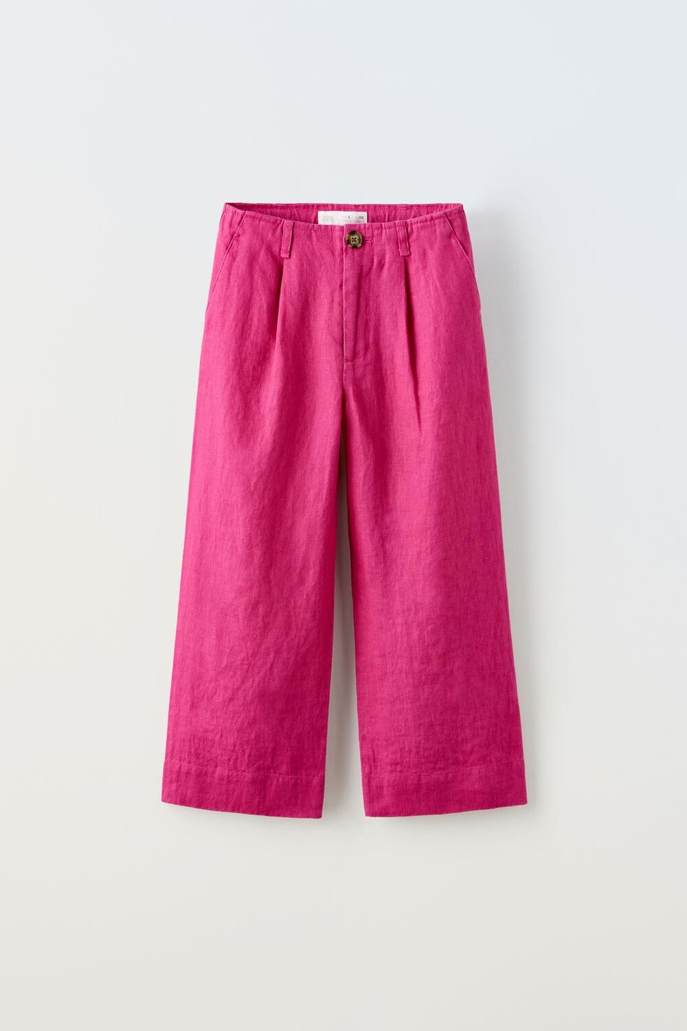 

Льняные брюки ZARA, фуксия