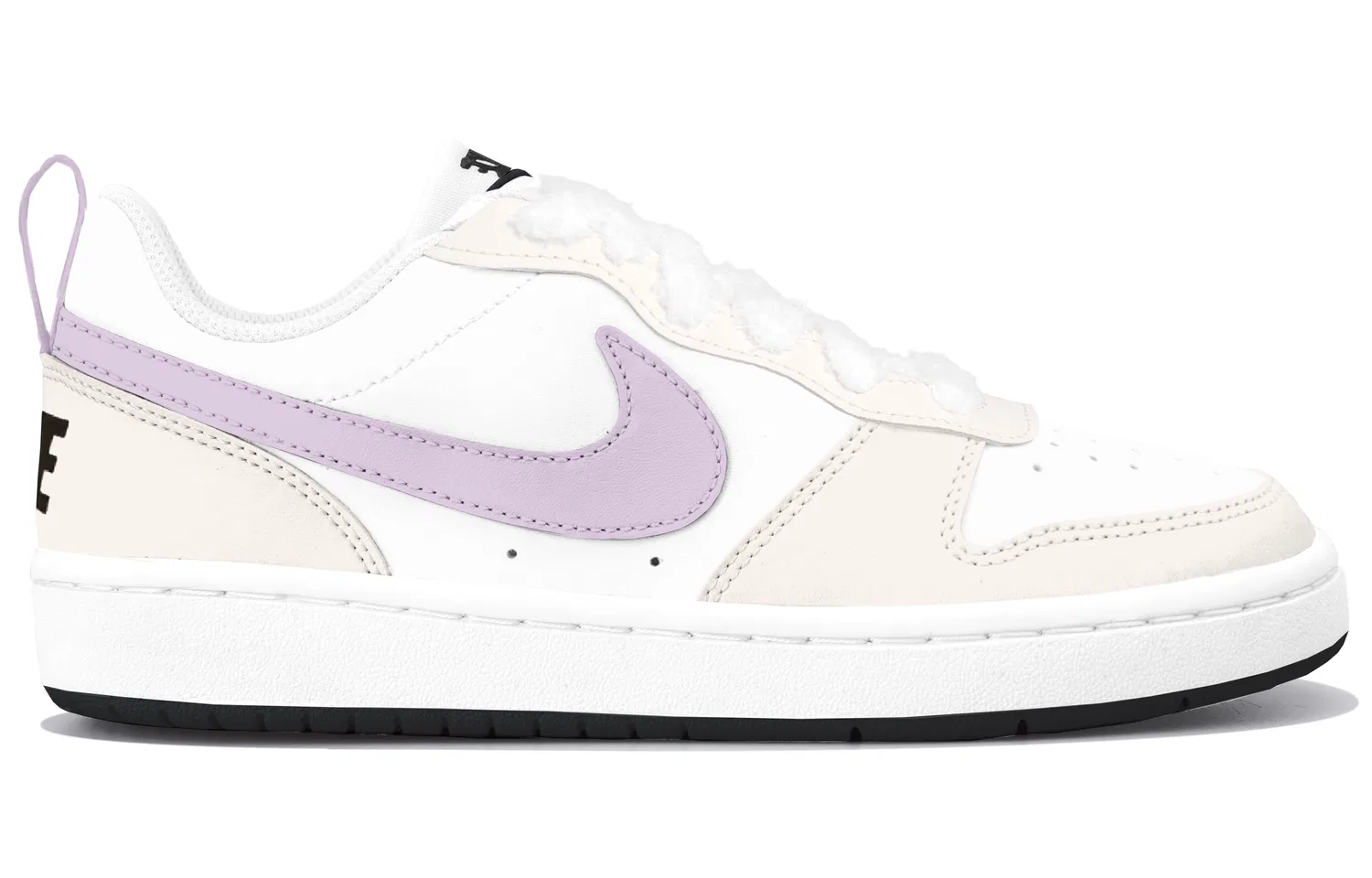 Кроссовки для скейтбординга Nike Court Borough Kids Beige — фото 3