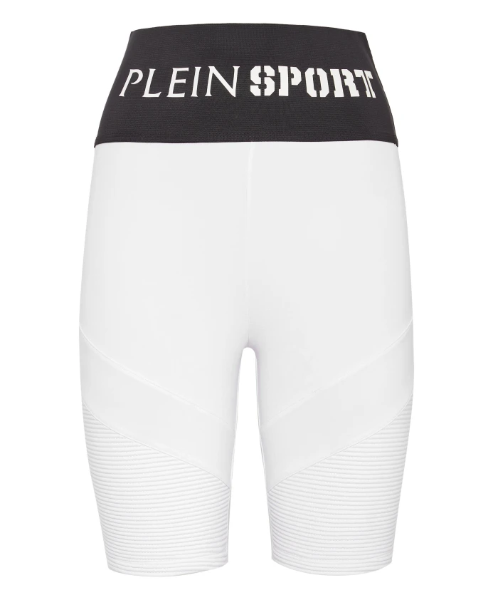 

Леггинсы для бега и езды на велосипеде Plein Sport, белый