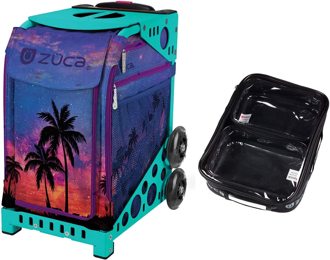 

Спортивная сумка Zuca - Island Life с подарочными пакетами: один большой и два маленьких (бирюзовая оправа), Зеленый, Спортивная сумка Zuca - Island Life с подарочными пакетами: один большой и два маленьких (бирюзовая оправа)