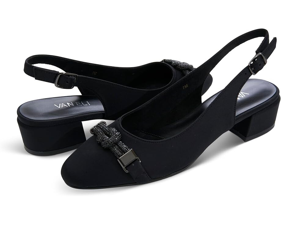 

Туфли Vaneli Aldora, цвет Black Owi Fabric