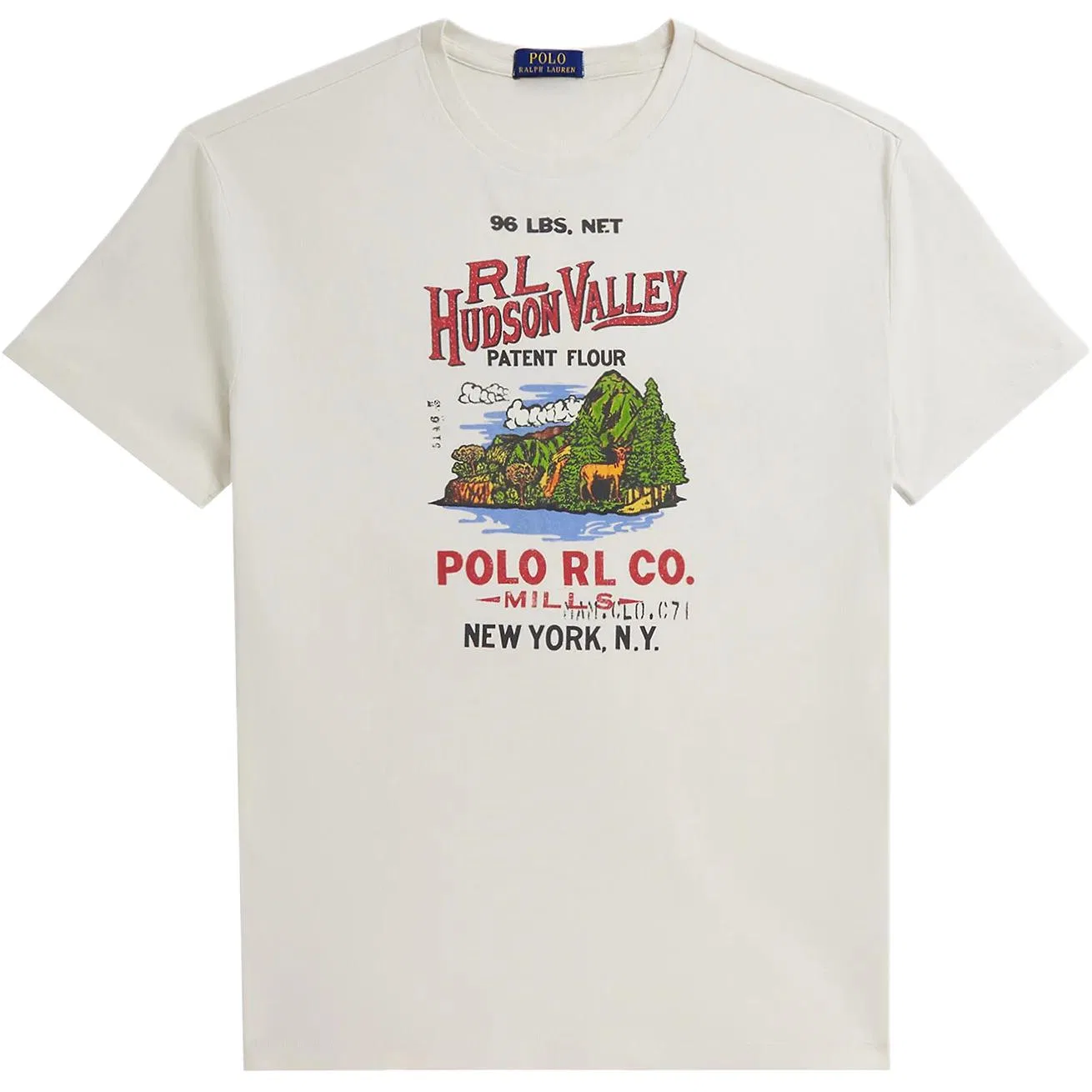 Футболка с круглым вырезом и принтом Polo Ralph Lauren, Nevis