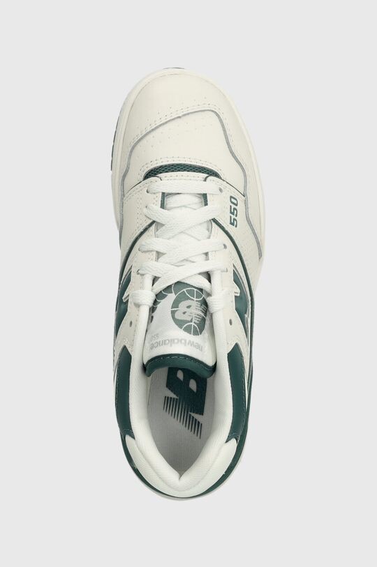 Кожаные кроссовки New Balance, серый — фото 4