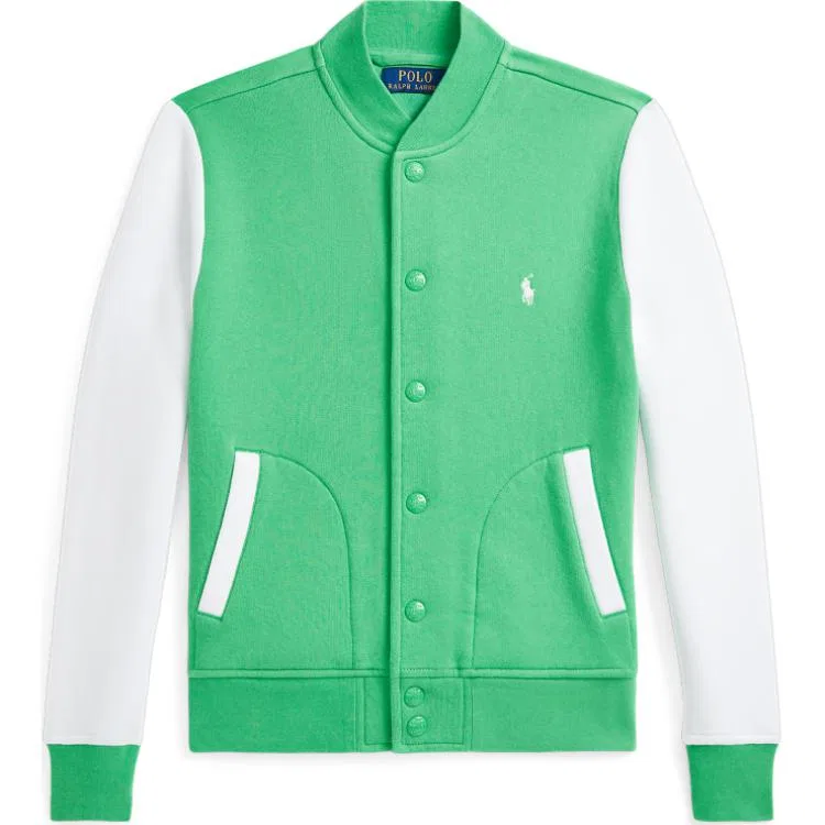 Бейсбольная куртка зеленая Polo Ralph Lauren Kids