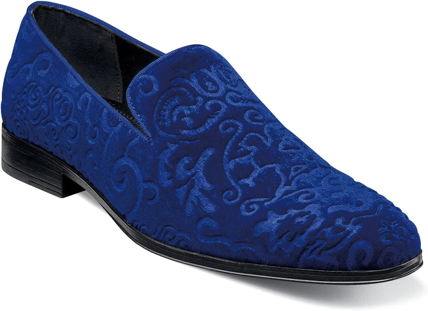 Туфли Stacy Adams Herren Saunders Velours-schlupfschuhSlipper, Royal — фото 3