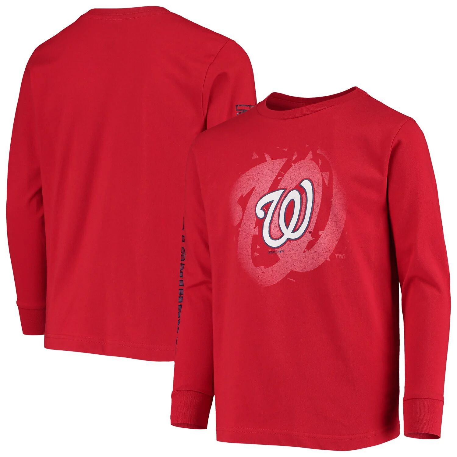 

Молодежная красная футболка с длинными рукавами и платиновым логотипом Washington Nationals Outerstuff, Красный, Молодежная красная футболка с длинными рукавами и платиновым логотипом Washington Nationals Outerstuff