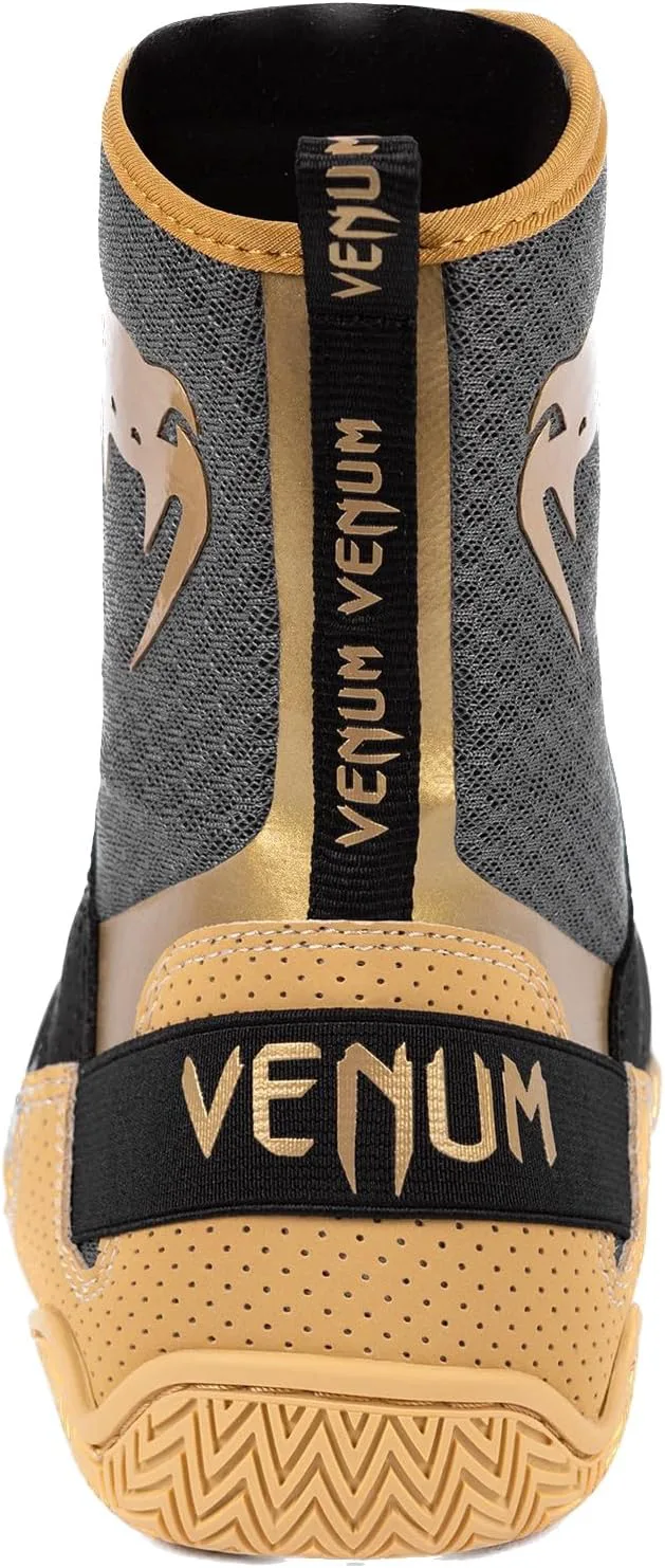 Боксерские кроссовки Venum Elite Name ‎Venum, черный/бежевый — фото 2
