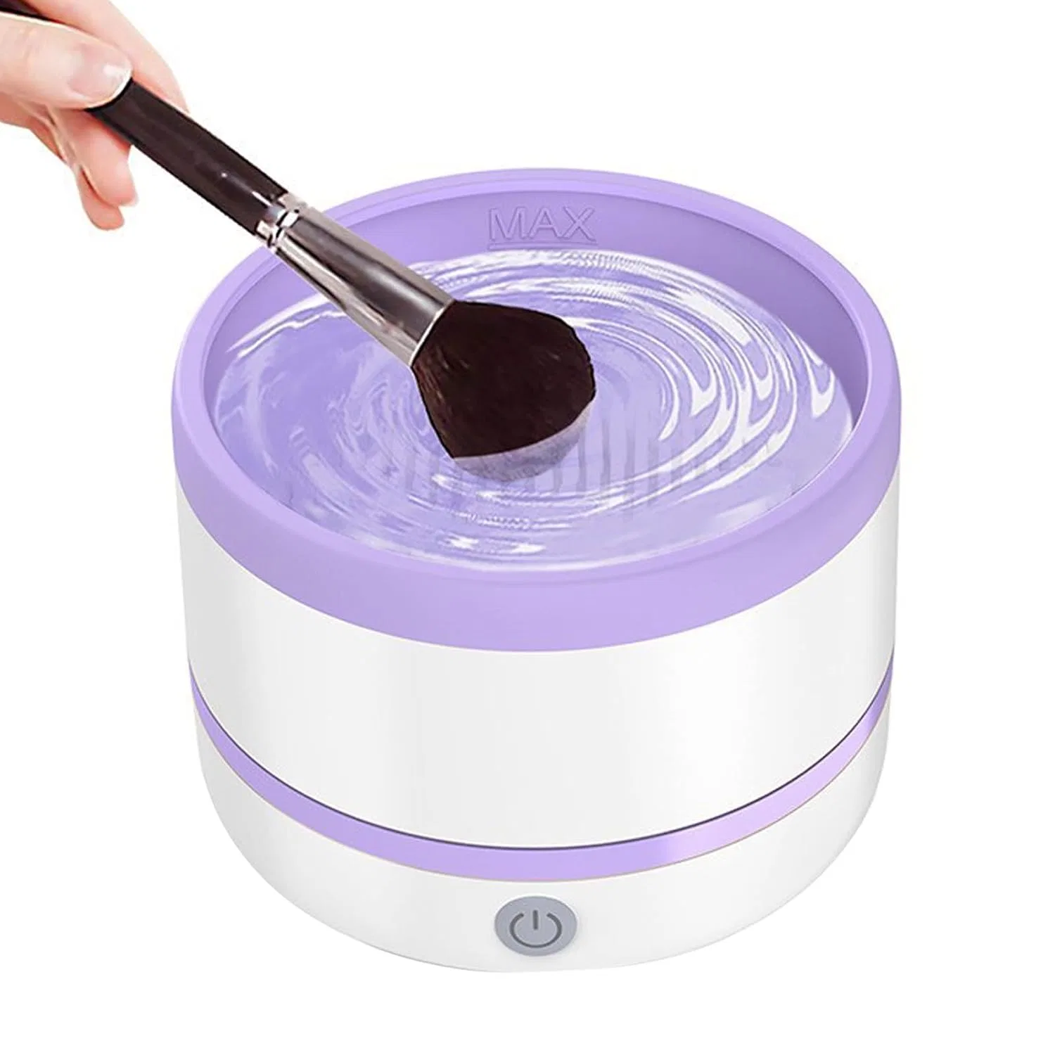 Автоматическая машинка для чистки кистей для макияжа Generisch, Light Purple