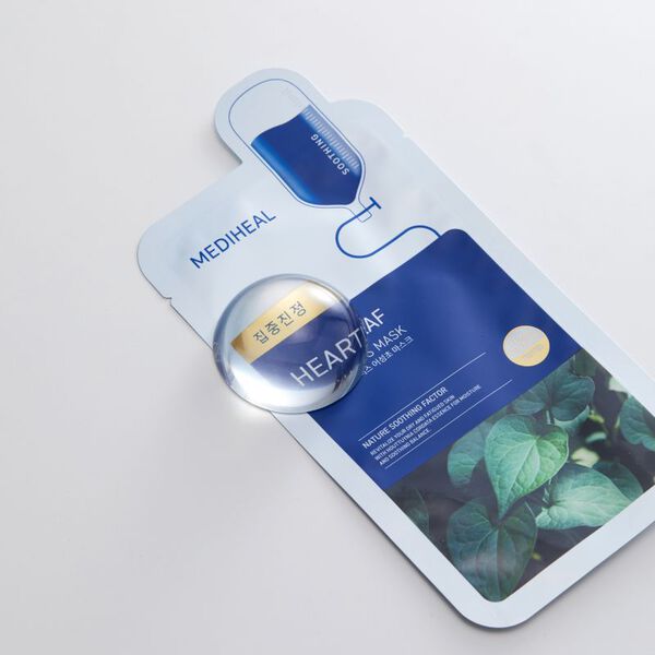 Эссенция Mediheal — Успокаивающая для лица, Dermaplus heartleaf, 22 мл — фото 2
