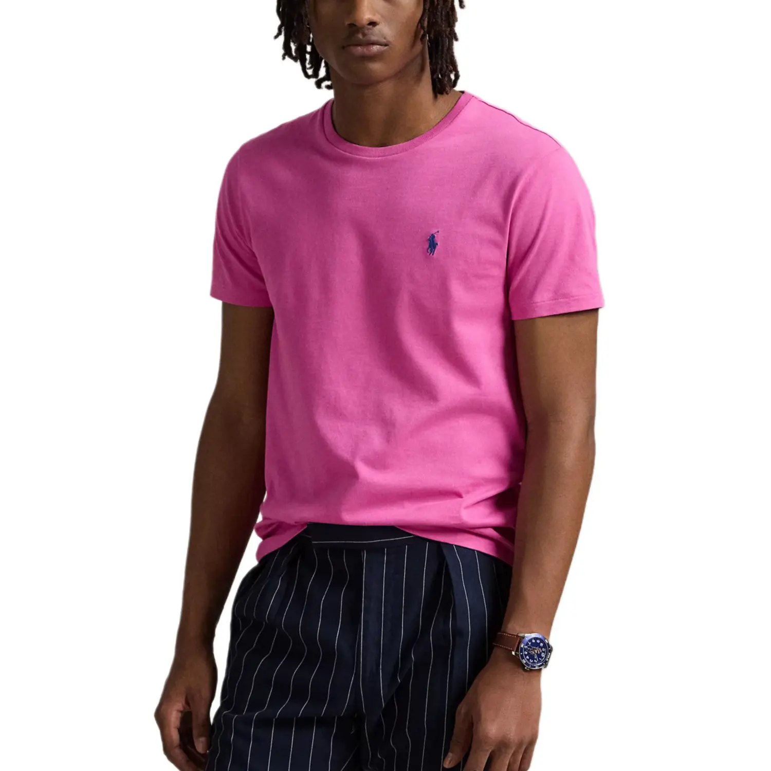 Футболка Polo Ralph Lauren Polo Pony, темно-розовый — фото 3