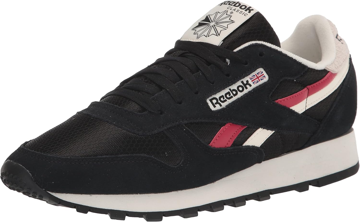 

Классические кожаные кроссовки для взрослых, унисекс V1 Reebok, черный/красный/ярко-красный