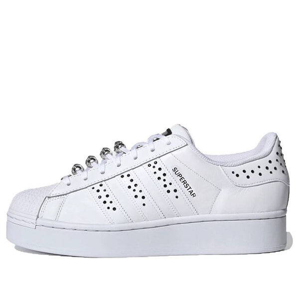 

Кроссовки swarovski x superstar bold Adidas, белый