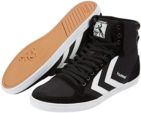 Мужские высокие кроссовки Hummel, черно-белый — фото 4