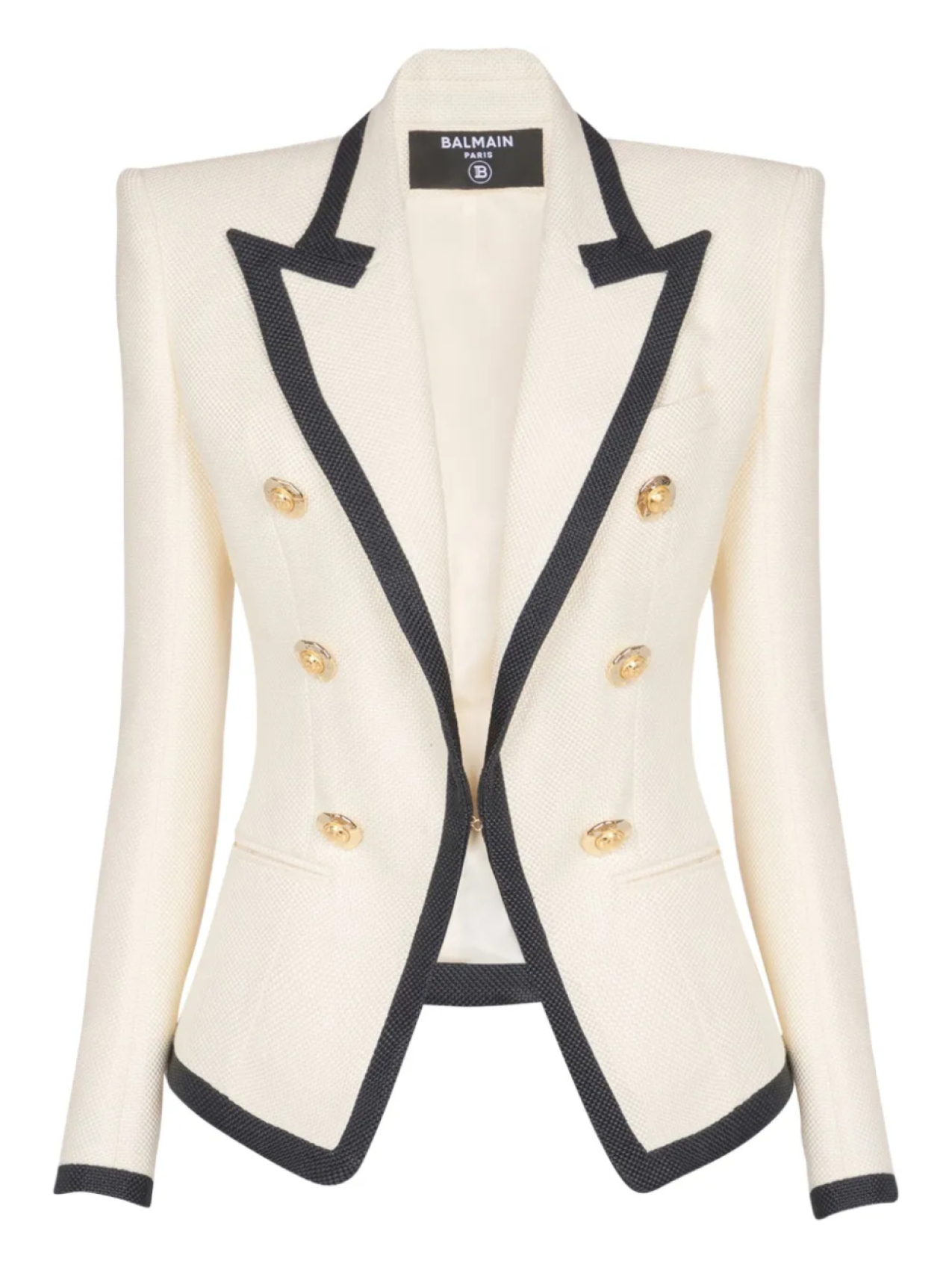 

Balmain куртка в двух тонах, нейтральный