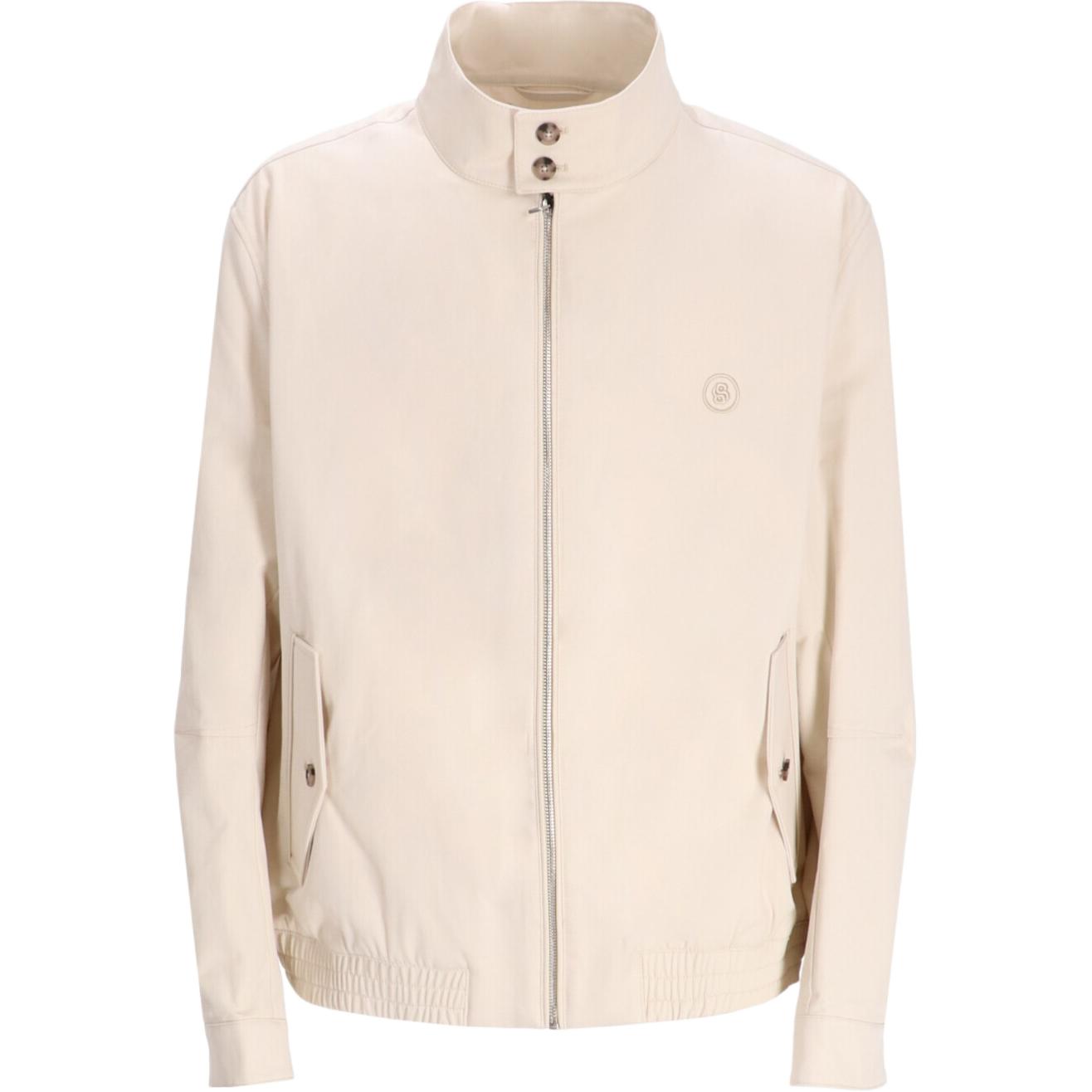 

Куртка Boss с высоким воротником и молнией HUGO BOSS, белый