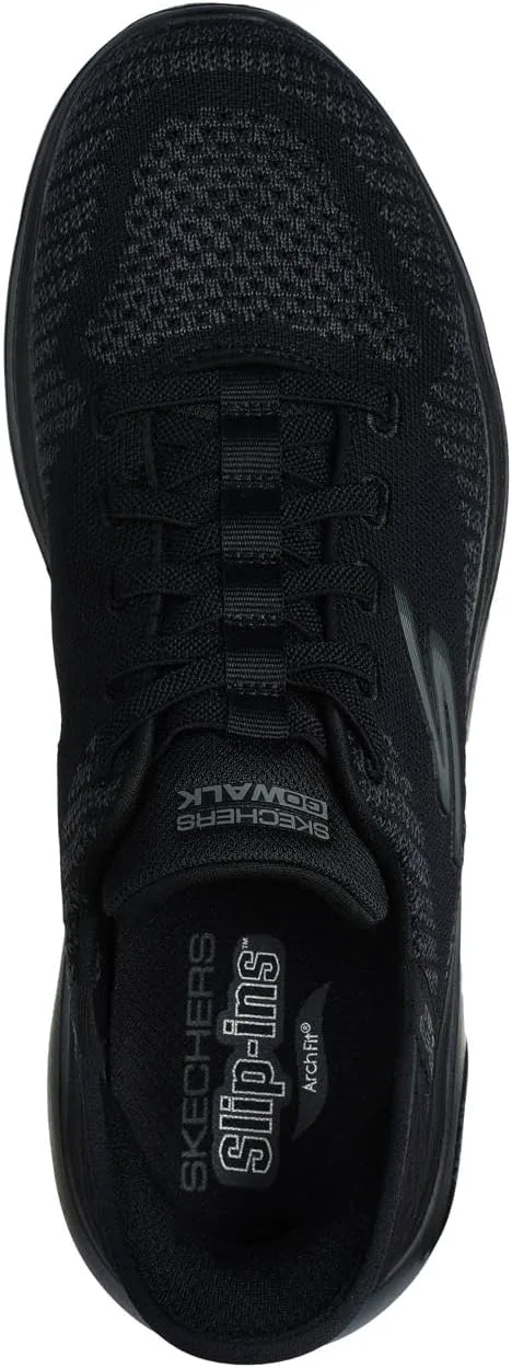 Мужские кроссовки Skechers Go Walk Arch Fit 2.0 - Grand для ходьбы, черный — фото 3