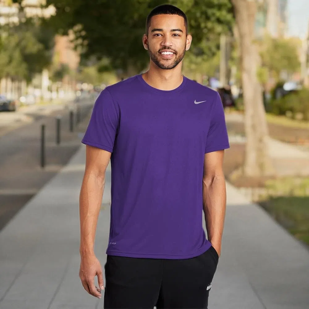Футболка тренировочная Nike Dri-FIT, фиолетовый — фото 3