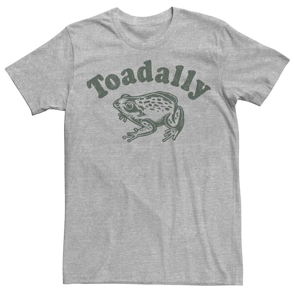 

Мужская футболка с рисунком Toadally Toad Humor Licensed Character, цвет Athletic Heather