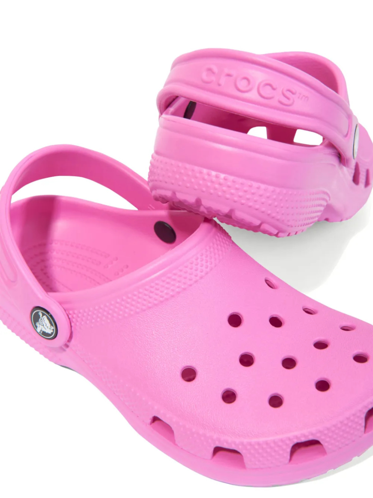 Сандалии Classic с перфорацией Crocs Kids, розовый — фото 3