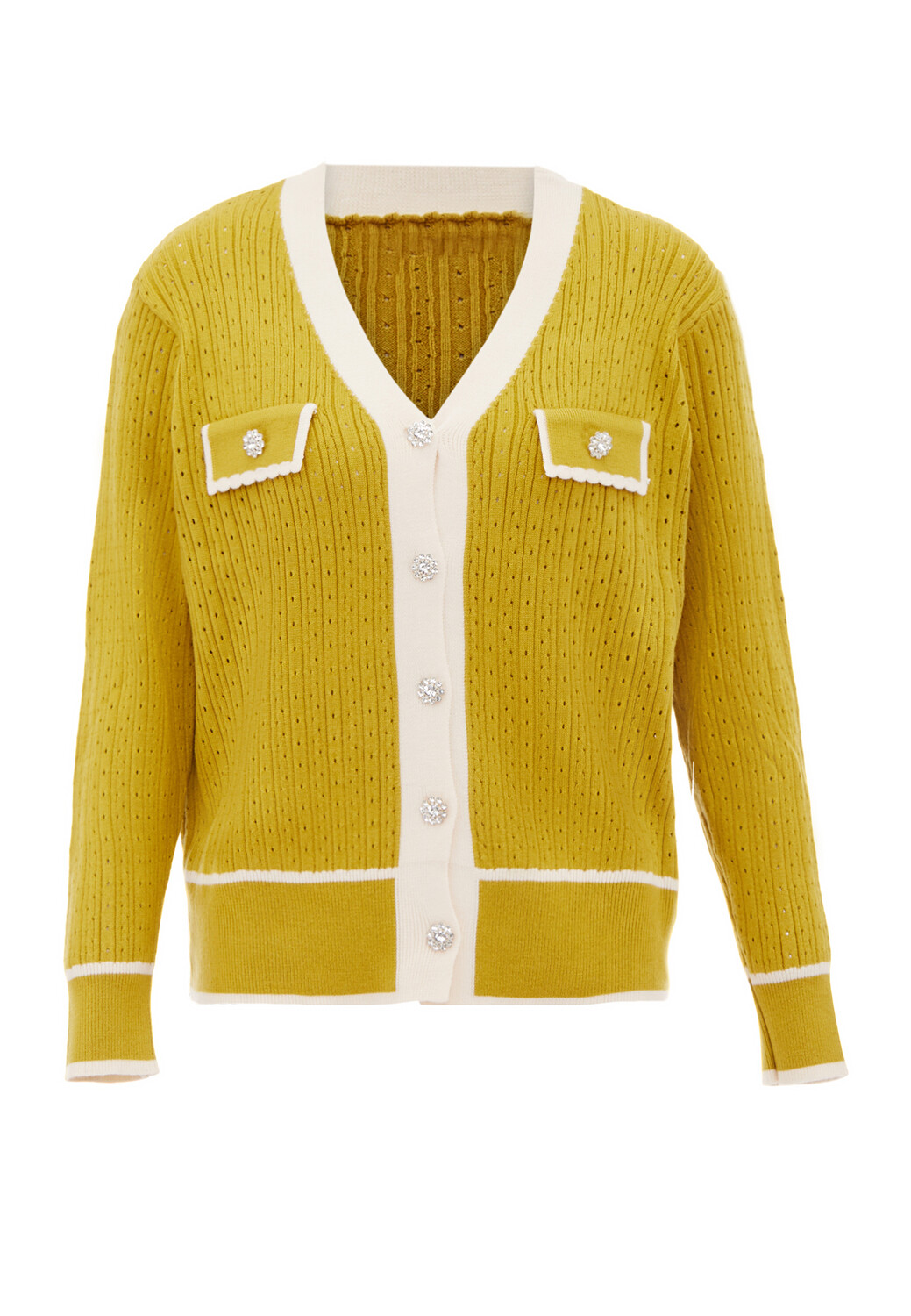 

Толстовка NALLY Strickjacke, цвет Senf Wollweiss