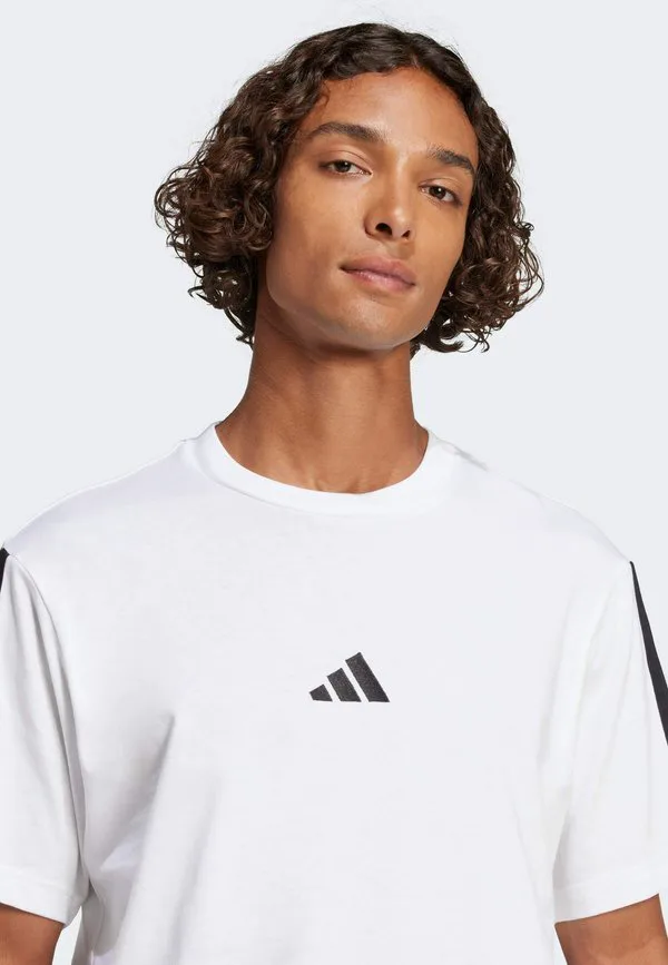 Футболка с принтом Adidas Sportswear, White Black — фото 3